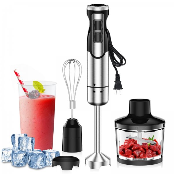 1800W Handheld Immersion Blender 4-in-1 Set
