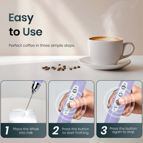 Light Purple Handheld Mixer