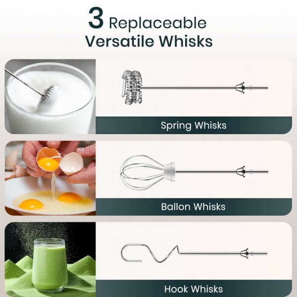 Get Perfect Froth with Our Silver Electric Milk Frother